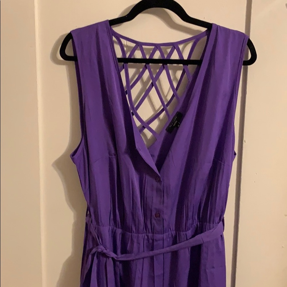 Lilac / purple dress  lattice back